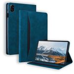 Custodia per tablet in pelle antiurto con giunzione per Honor Pad X8a (blu)