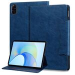 Custodia per tablet in pelle con fibbia a forma di gatto per Honor Pad X8a (blu reale)