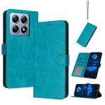 Per Xiaomi 14T Custodia per telefono in pelle con texture di vitello solido (verde)