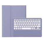 Per Huawei MatePad Air 12 2024 AH23 Custodia per tablet in pelle con tastiera Bluetooth staccabile ultrasottile (bianco lavanda)