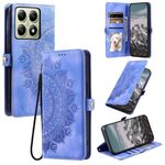 Per Xiaomi 14T Custodia in pelle goffrata Skin Feel Totem (viola)