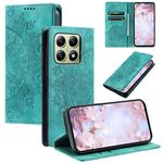 Per Xiaomi 14T Custodia per telefono in pelle magnetica goffrata Totem (verde)