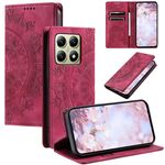 Per Xiaomi 14T Pro Custodia per telefono in pelle magnetica goffrata Totem (rosso)