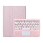 Per Honor MagicPad 2 12.3 AH22-A Custodia per tablet in pelle con tastiera Bluetooth staccabile ultrasottile con touchpad (rosa bianco)