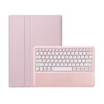 Per Honor MagicPad 2 12.3 AH22 Custodia per tablet in pelle con tastiera Bluetooth staccabile ultrasottile (rosa bianco)