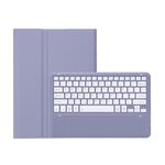 Per Honor MagicPad 2 12.3 AH22 Custodia per tablet in pelle con tastiera Bluetooth staccabile ultrasottile (bianco lavanda)