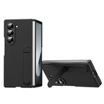 Per Samsung Galaxy Z Fold6 5G Custodia antiurto con supporto per telefono skin-feel (nero)