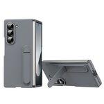 Per Samsung Galaxy Z Fold6 5G Custodia antiurto con supporto per telefono (grigio)