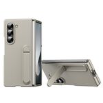 Per Samsung Galaxy Z Fold6 5G Custodia antiurto con supporto per telefono al tatto (oro)