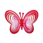 Repellente per uccelli e farfalle riflettente per esterni, da giardino, decorativo, acchiappa-uccelli (rosso)
