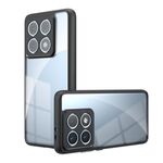 Per Xiaomi 14T Pro Armor Precise Hole PC Hybrid TPU Custodia per telefono (trasparente)