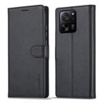 Per Xiaomi 14T Pro LC.IMEEKE Custodia per telefono in pelle di vitello (nera)