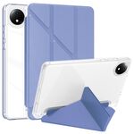 Per Xiaomi Redmi Pad SE 8.7 Custodia per tablet in pelle con deformazione acrilica trasparente (viola lavanda)
