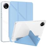Per Xiaomi Redmi Pad SE 8.7 Custodia per tablet in pelle con deformazione acrilica trasparente (blu ghiaccio)