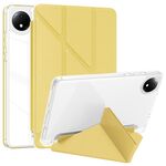 Per Xiaomi Redmi Pad SE 8.7 Custodia per tablet in pelle con deformazione acrilica trasparente (giallo)