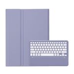 Per Samsung Galaxy Tab S10 Ultra A910B Custodia per tablet in pelle con tastiera Bluetooth staccabile e slot per penna (viola)