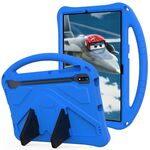 Per Samsung Galaxy Tab S10+ 12.4 Custodia antiurto per tablet in EVA con supporto (blu)