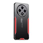 Per Xiaomi Redmi 14C Blade Series TPU Hybrid Metal Phone Case (Rosso)