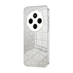 For Redmi 14R Gradient Glitter Powder Electroplated Phone Case(Transparent)