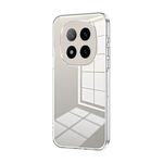 Per Xiaomi Redmi Note 14 Pro+ Custodia per telefono con foro sottile e placcatura trasparente (trasparente)