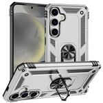 For Samsung Galaxy S25+ 5G Shockproof TPU + PC Phone Case(Silver)