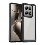 For Xiaomi 14T Colorful Series Acrylic Hybrid TPU Phone Case(Black)