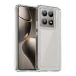 For Xiaomi 14T Colorful Series Acrylic Hybrid TPU Phone Case(Transparent)