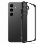 Per Samsung Galaxy S25+ 5G Custodia per telefono in TPU satinato + PC trasparente