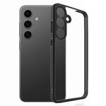 Per Samsung Galaxy S25 5G Custodia per telefono in TPU satinato + PC trasparente