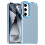 For Samsung Galaxy S23 FE 5G Candy PC Hybrid TPU Shockproof Phone Case(Blue)