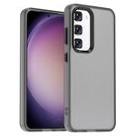 For Samsung Galaxy S23+ 5G Candy PC Hybrid TPU Shockproof Phone Case(Black)