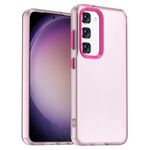 For Samsung Galaxy S23+ 5G Candy PC Hybrid TPU Shockproof Phone Case(Red)