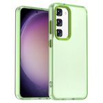 For Samsung Galaxy S23 5G Candy PC Hybrid TPU Shockproof Phone Case(Green)