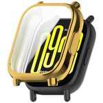Per Redmi Watch 5 Active Custodia protettiva per orologio in TPU elettrolitico a copertura totale (oro)