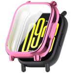 Per Redmi Watch 5 Lite Custodia protettiva per orologio in TPU elettrolitico a copertura totale (rosa)