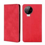 Per Infinix Note 12 Pro 4G/Note 12 2023 Custodia per telefono in pelle con vibrazione orizzontale magnetica Skin Feel (rosso)