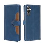 Custodia per telefono in pelle con fibbia magnetica per Tecno Pova 4 Skin Feel (blu)