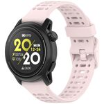 Per cinturino in silicone Coros Pace 2 tinta unita a sgancio rapido da 20 mm (rosa chiaro)
