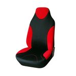 Coprisedile universale tutto compreso per tutte le stagioni, in un unico pezzo, misura: sedile singolo (rosso)