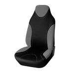 Coprisedile universale tutto compreso per tutte le stagioni, monoblocco, misura: sedile singolo (grigio)