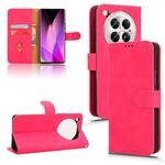Per Infinix Zero 40 5G Custodia in pelle magnetica con chiusura magnetica (rosso rosa)