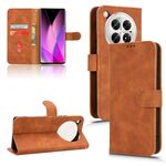Per Infinix Zero 40 5G Custodia in pelle magnetica con chiusura magnetica (marrone)
