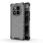 Per Redmi Note 14 Pro+ 5G Custodia antiurto a nido d'ape per telefono (nero)