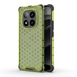 Per Redmi Note 14 Pro+ 5G Custodia antiurto a nido d'ape per telefono (verde)
