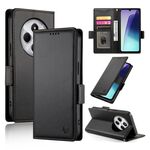 Per Redmi 14C 4G Custodia per telefono in pelle smerigliata magnetica con fibbia laterale (nera)