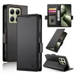 Per Xiaomi 14T Custodia per telefono in pelle smerigliata magnetica con fibbia laterale (nera)