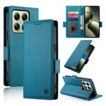 Per Xiaomi 14T Custodia per telefono in pelle smerigliata magnetica con fibbia laterale (blu)