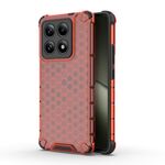 Per Xiaomi 14T 5G Custodia antiurto per telefono a nido d'ape globale (rosso)
