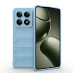 Per Xiaomi 14T 5G Global Magic Shield TPU + Custodia in flanella per telefono (azzurro chiaro)