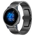 For Garmin Venu 2 Titanium Alloy 22mm Metal Watch Band(Titanium Color)